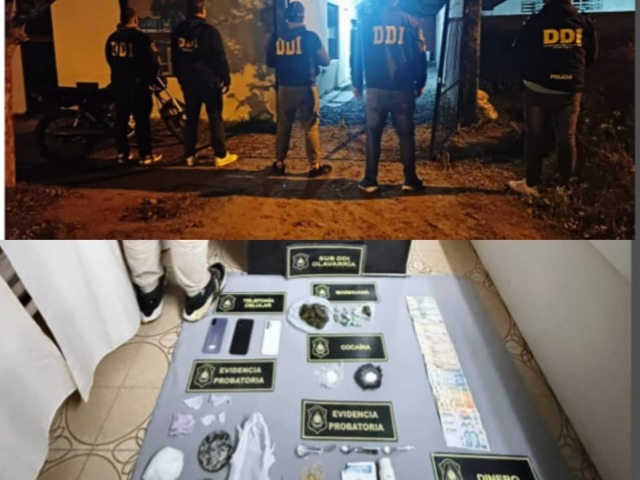 Allanamiento y una mujer detenida por venta de droga